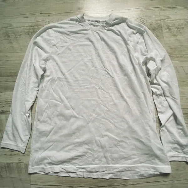 [BUNJANG] White Long Sleeve Shirt / 가격제시) 흰색 롱슬리브