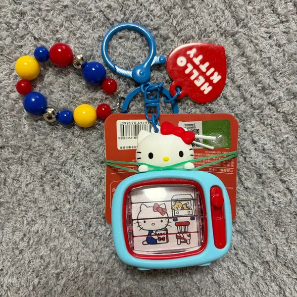 [BUNJANG] Sanrio Hello Kitty TV Keychain / 산리오 정품 헬로키티 TV 키링