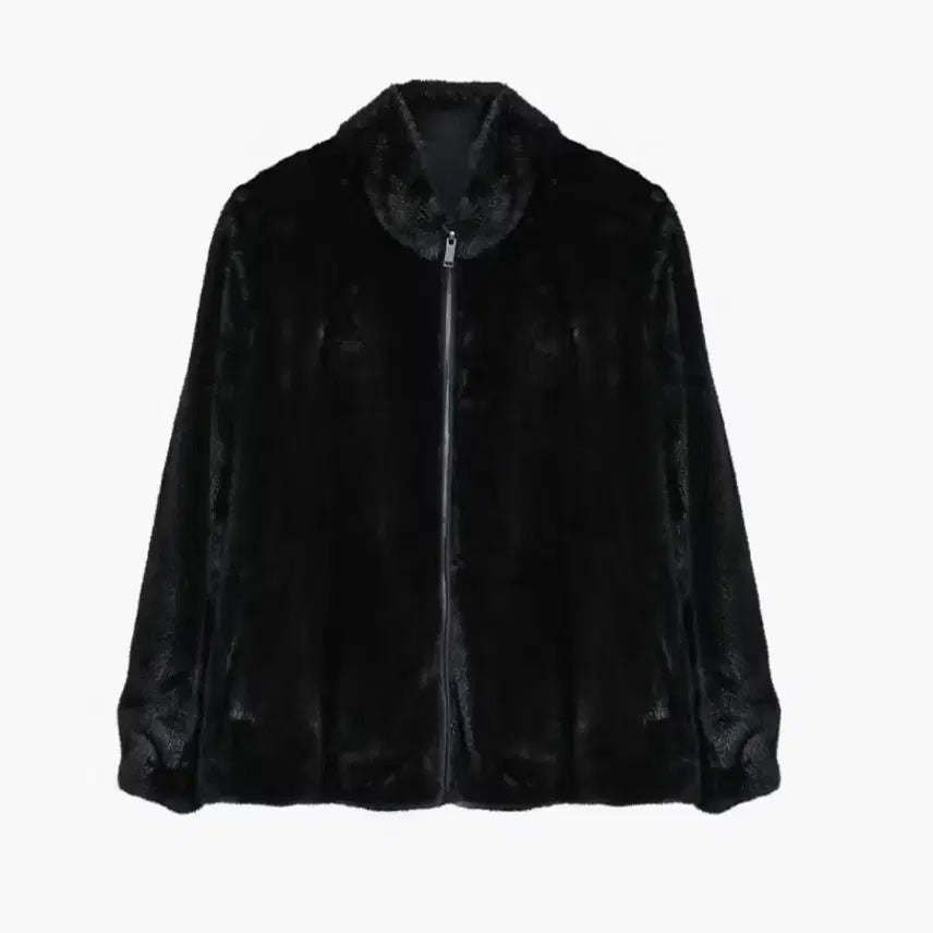 [BUNJANG] Reversible Trendy Black Mink Fur Jacket / 리버시블   찐블랙통밍크