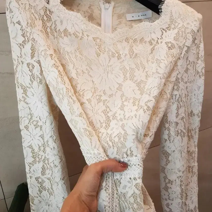 [BUNJANG] MICHAA Lace Dress / 정가139만원 하객룩상견례룩 미샤 레이스 원피스