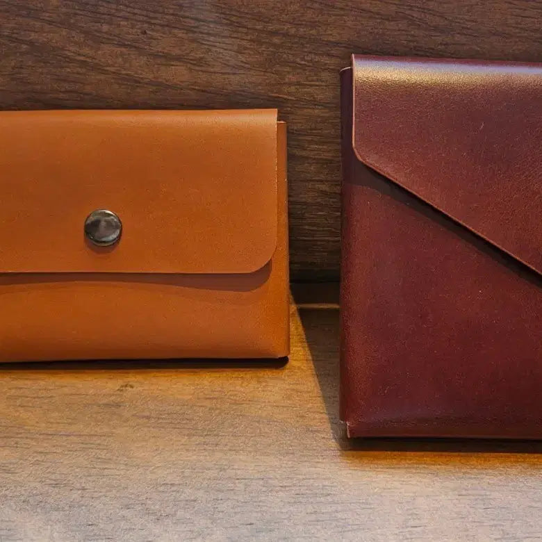 [BUNJANG] Reversible Card Holder Italian Vegetable Leather / 앞뒤가 다른 카드지갑