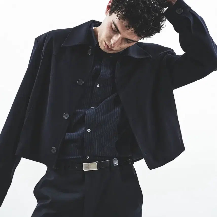 [BUNJANG] Helet Wool Jacket Navy / (M) helet 헬렛 울 자켓 네이비