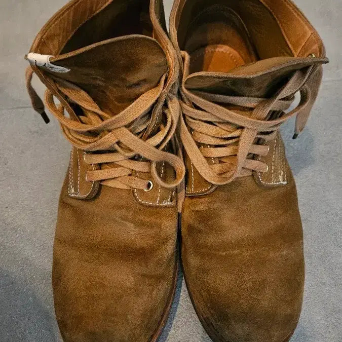 [BUNJANG] Suede Field Boots Brown US 12 / 스웨이드 필드부츠 US12( 285~290)