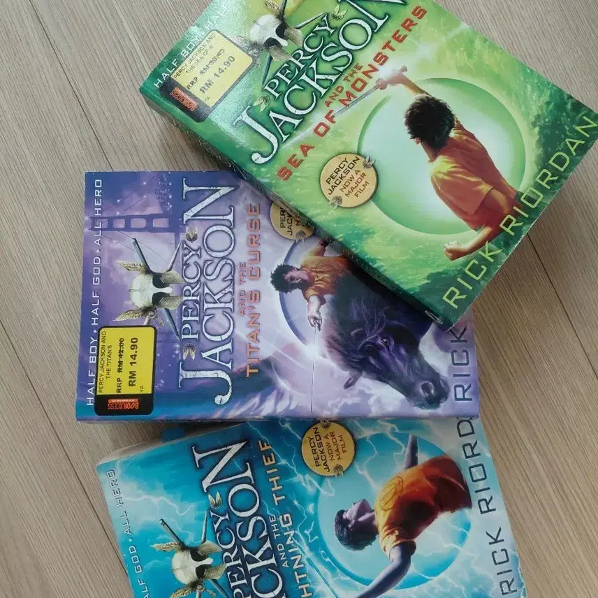 [BUNJANG] Percy Jackson Series 3-Book Set / 퍼시 잭슨 시리즈 3권 세트