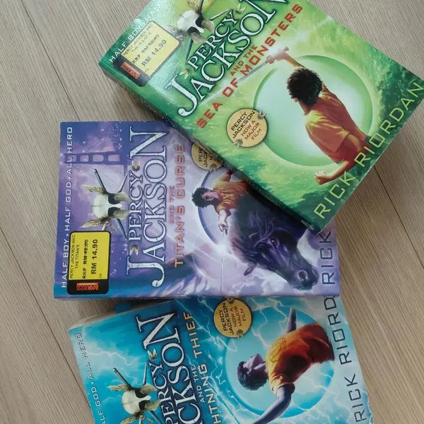 [BUNJANG] Percy Jackson Series 3-Book Set / 퍼시 잭슨 시리즈 3권 세트
