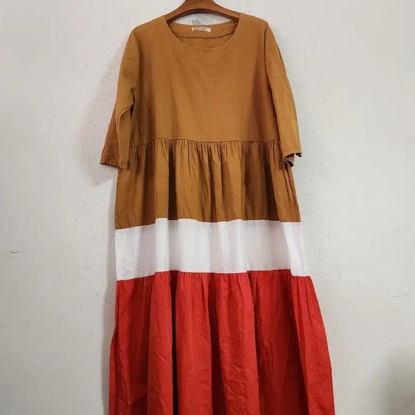 [BUNJANG] Sae-dong Frill Dress / 색동 프릴 원피스