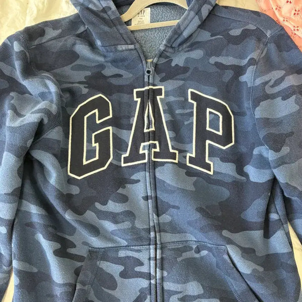 [BUNJANG] GAP Camo Hoodie Zip-up (XXL) / 갭 카모 후드집업
