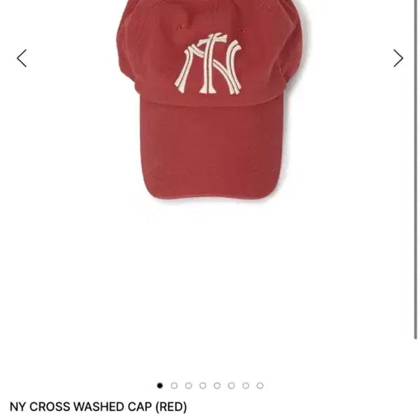 [BUNJANG] Etce NY Cross Washed Cap (Red) / [M] etce NY CROSS WASHED CAP (RED)