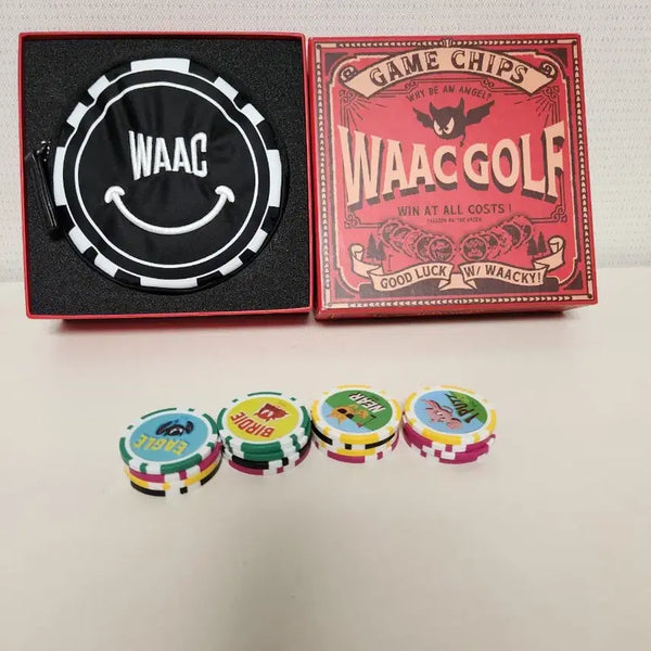 [BUNJANG] WAAC Golf Game Chip Pouch Set / 새상품)WAAC 골프 게임칩 파우치 세트