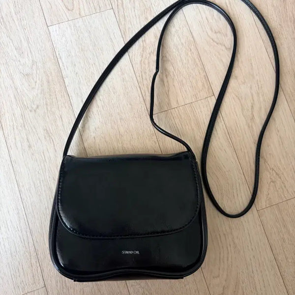 [BUNJANG] Stand Oil Cookie Bag Black / 스탠드오일 쿠키백 블랙
