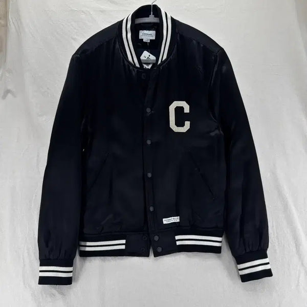 [BUNJANG] Covernat Varsity Black Jacket / 커버낫 바시티 블랙 자켓 L