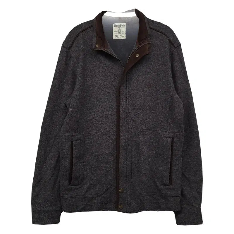 [BUNJANG] Beanpole Grey Cotton Wool Blend Tailored Jacket (105) / 빈폴 그레이 코튼 울 혼방 클래식 모던 캐주얼 테일러드 자켓 105