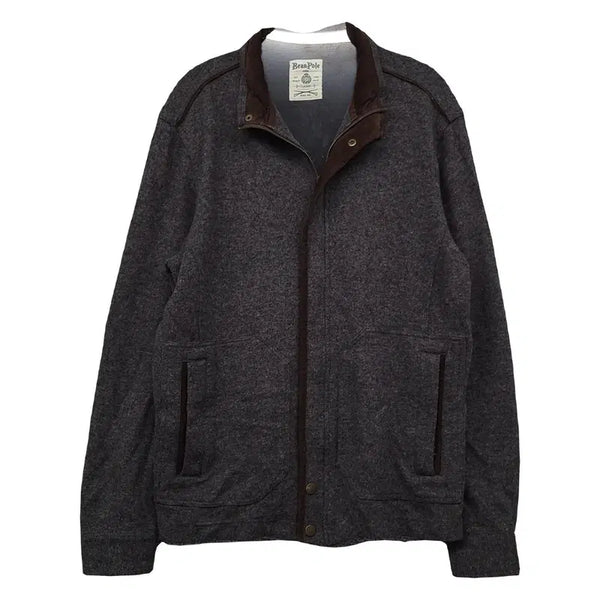 [BUNJANG] Beanpole Grey Cotton Wool Blend Tailored Jacket (105) / 빈폴 그레이 코튼 울 혼방 클래식 모던 캐주얼 테일러드 자켓 105