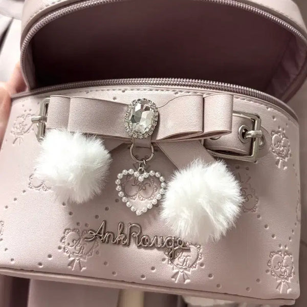 [BUNJANG] Ank Rouge Pom Pom Shoulder Bag / 앙크루즈 ankrouge 폼폼 숄더백 가방 지뢰계