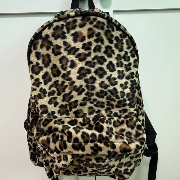 [BUNJANG] Leopard Print Backpack / [새상품] 호피 백팩