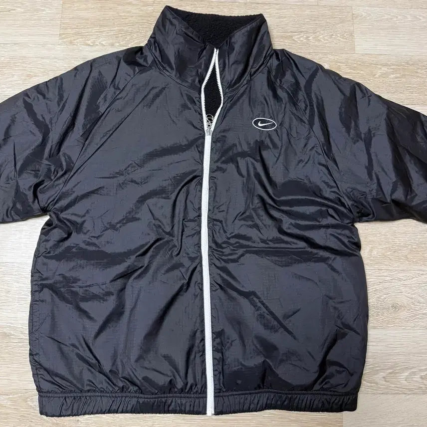 [BUNJANG] Nike Sherpa Big Swoosh Reversible Jacket L / 나이키 세르파 빅스우시 리버서블