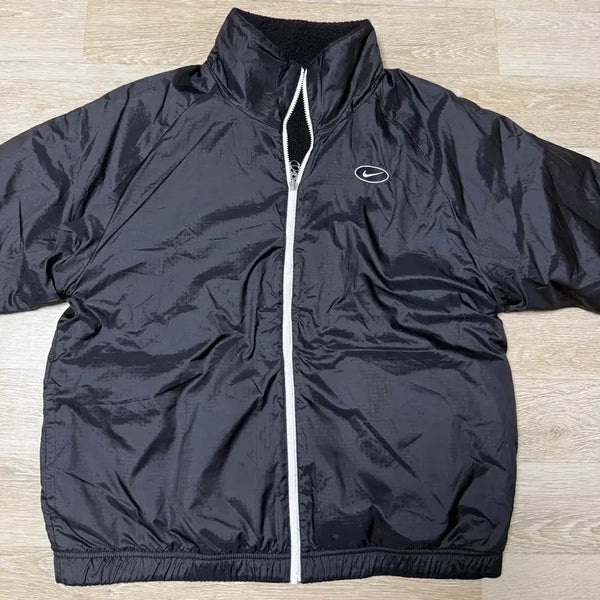 [BUNJANG] Nike Sherpa Big Swoosh Reversible Jacket L / 나이키 세르파 빅스우시 리버서블