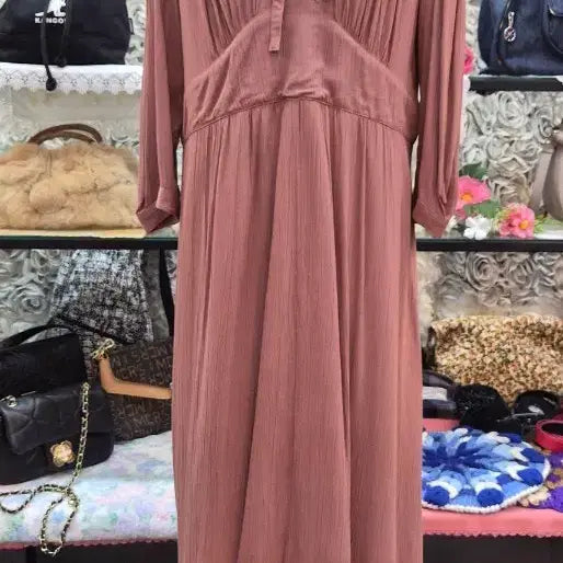 [BUNJANG] Uniqlo Long Dress Rayon 100% / 유니클로 롱원피스 66 77