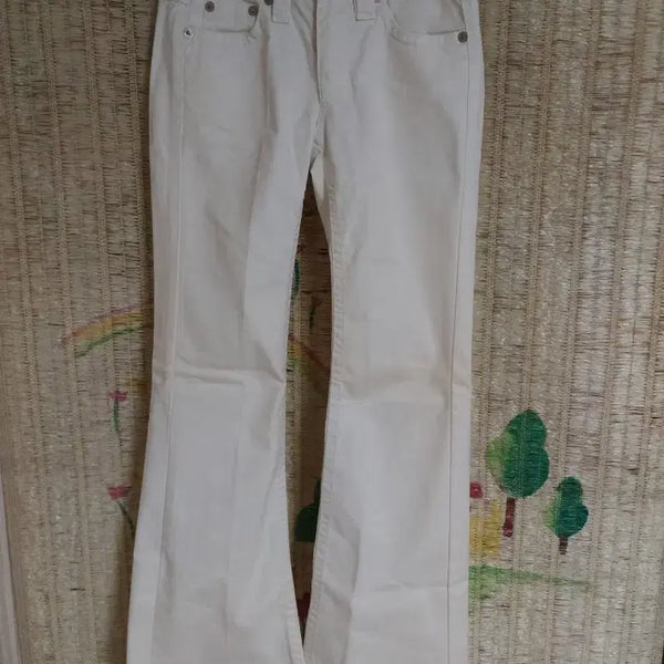[BUNJANG] Cpt Jeans White Bootcut Jeans / 미사용)Cpt Jeans 흰색 부츠컷 청바지