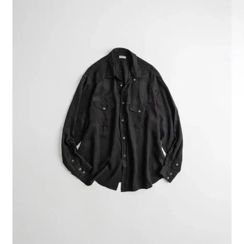 [BUNJANG] Behavior Dyed Cupro Western Shirt 3 / 비헤비어 다이드 큐프로 웨스턴 셔츠 3