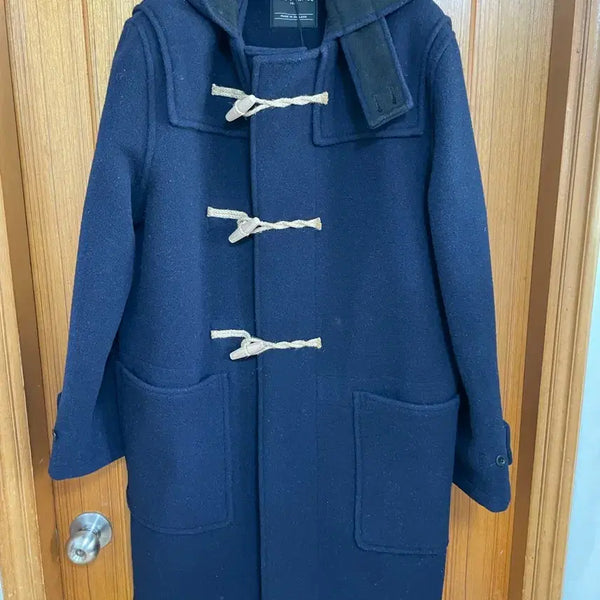 [BUNJANG] Gloverall Monty Duffle Coat Navy L / 글로버올 몬티 더플 코트 네이비 L