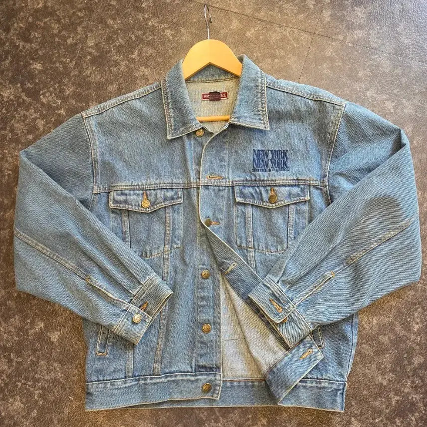 [BUNJANG] FIRST CHOICE Iron Maiden Denim Jacket / 퍼스트초이스(FIRST CHOICE)아이언 메이든 데님