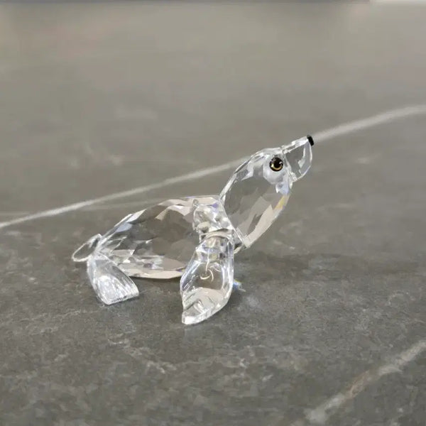 [BUNJANG] Swarovski Crystal Seal Figurine / 스와로브스키 Swarovski 크리스탈 물개 장식품