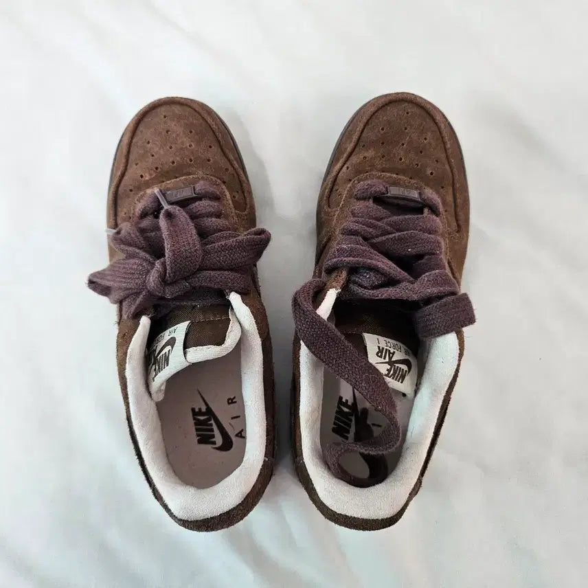 [BUNJANG] Nike Air Force 1 Suede Brown / 사이즈 230) 나이키 에어포스 1 스웨이드 브라운