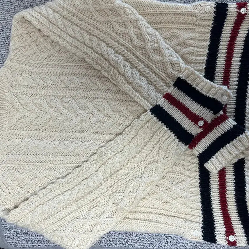 [BUNJANG] Thom Browne Turtleneck Knit Ivory / [5] 톰브라운 터틀넥 니트 아이보리 정품