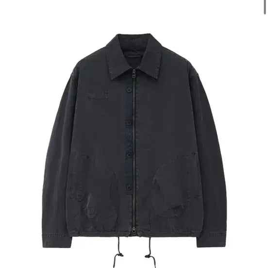 [BUNJANG] Hatching Room Boxer Shacket Long Dyed Indigo / 해칭룸 박서 셔켓 롱 다이드 인디고