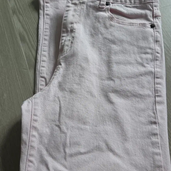 [BUNJANG] Beanpole Ladies Pink Denim Pants / 빈폴 레이디스 핑크 데님