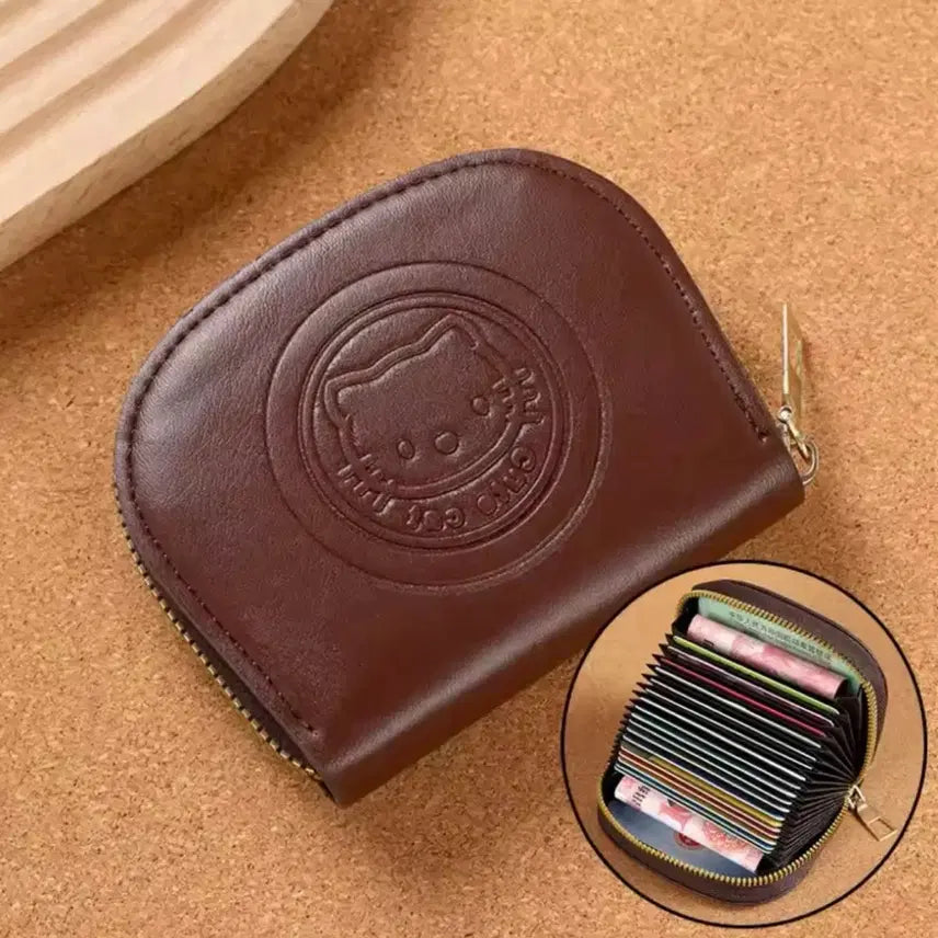 [BUNJANG] Hello Kitty Card Holder Brown / 헬로키티 카드지갑 브라운