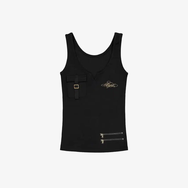 [BUNJANG] Eyeer Ribbed Sleeveless Zipper Top / eyeer 이와이이알 ribbed sleeveless 지퍼 슬리브리스