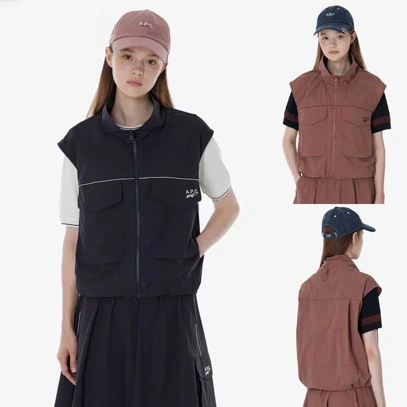 [BUNJANG] A.P.C. Women's Zip-Up Vest / #아페세 #APC#여성골프웨어