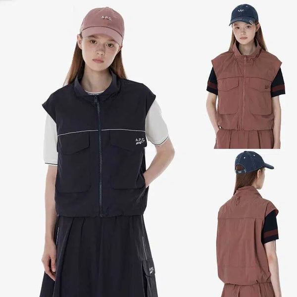 [BUNJANG] A.P.C. Women's Zip-Up Vest / #아페세 #APC#여성골프웨어