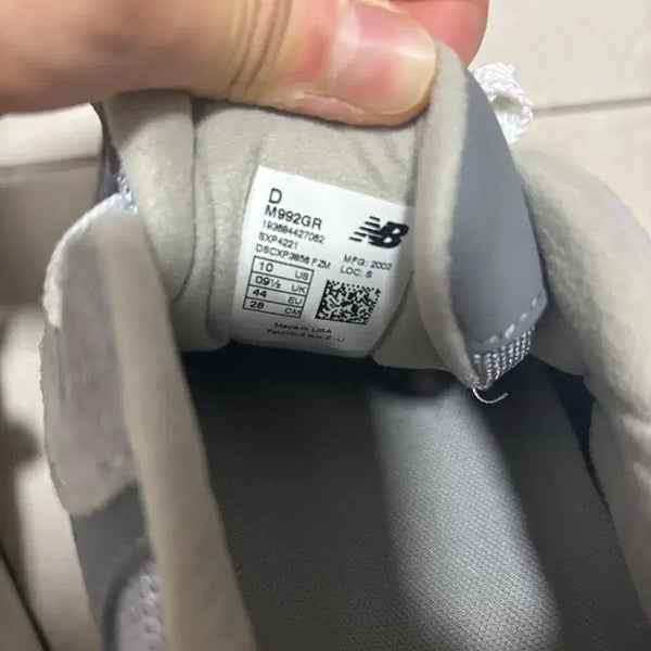 [BUNJANG] New Balance 992 Grey (2002 Model) Size 280 / 뉴발 992