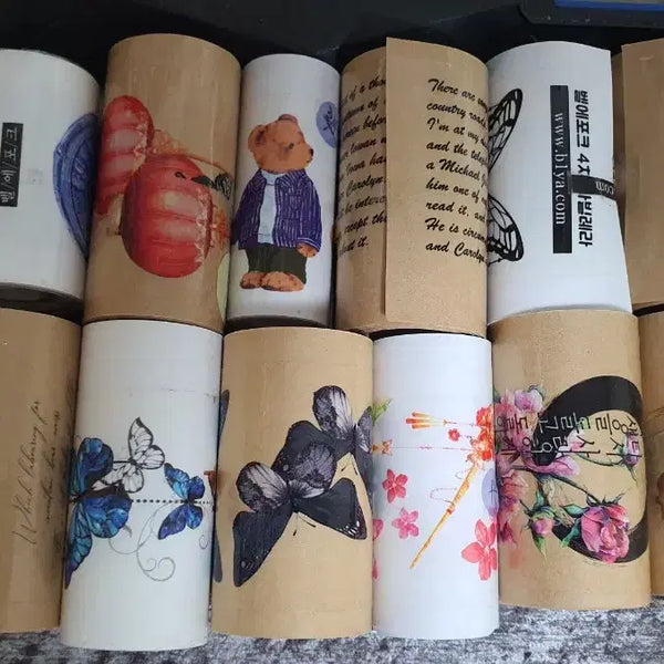 [BUNJANG] Decorative Tape Set (70 Patterns) / 처분 디테 말이 15종 약 70패턴