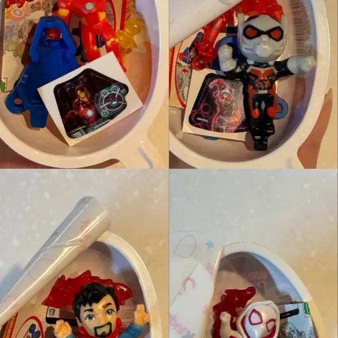 [BUNJANG] Marvel Heroes Figure Bundle Set (4 figures) / 마블 히어로 피규어 4개 일괄