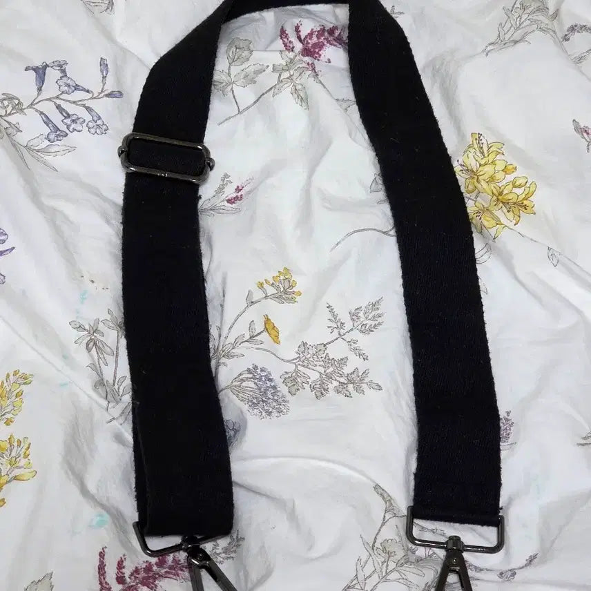 [BUNJANG] Black Canvas Crossbody Bag Strap / 검정색 크로스백 끈 가방 스트랩 캔버스