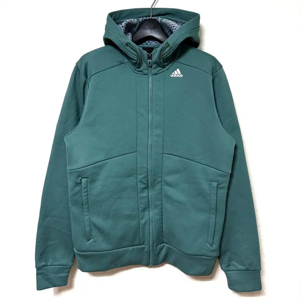 [BUNJANG] Adidas Fleece Lined Hooded Zip-Up Jacket / [L,100]아디다스 트레이닝 기모 후드집업 자켓