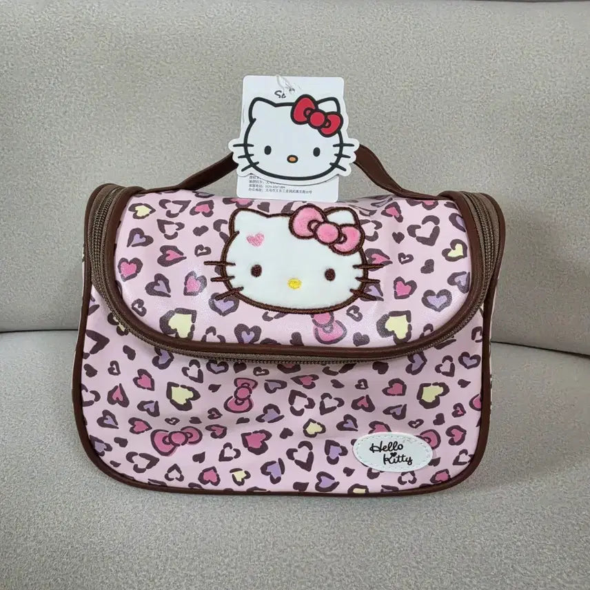 [BUNJANG] Hello Kitty Leopard Pouch / 헬로키티 레오파드 파우치