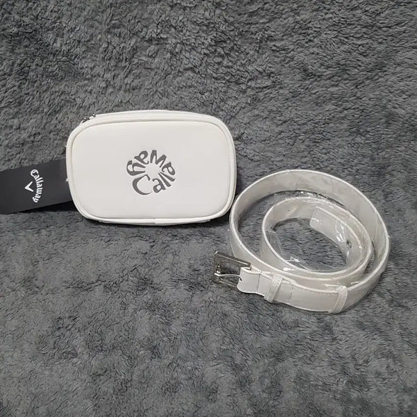 [BUNJANG] Callaway White Belt Pouch Set / 캘러웨이 벨트파우치 화이트