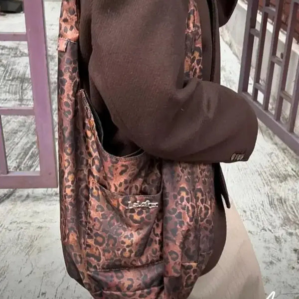 [BUNJANG] Lala Fox Leopard Print Shoulder Bag / 라라폭스호피가방
