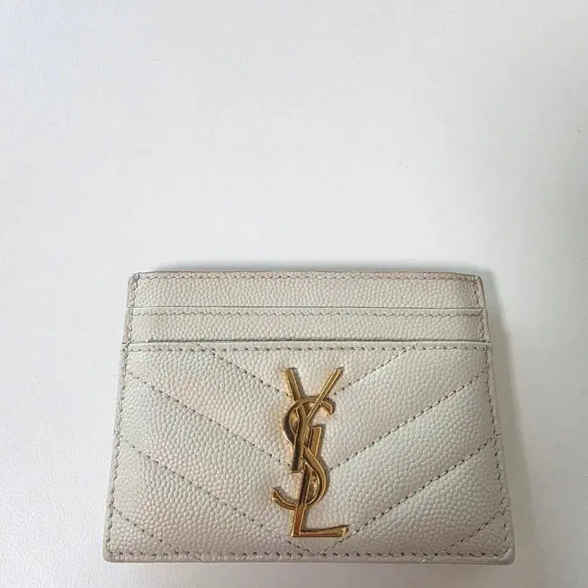 [BUNJANG] Saint Laurent Matelassé Card Wallet / [정품] 생로랑 마틀라세 카드 지갑