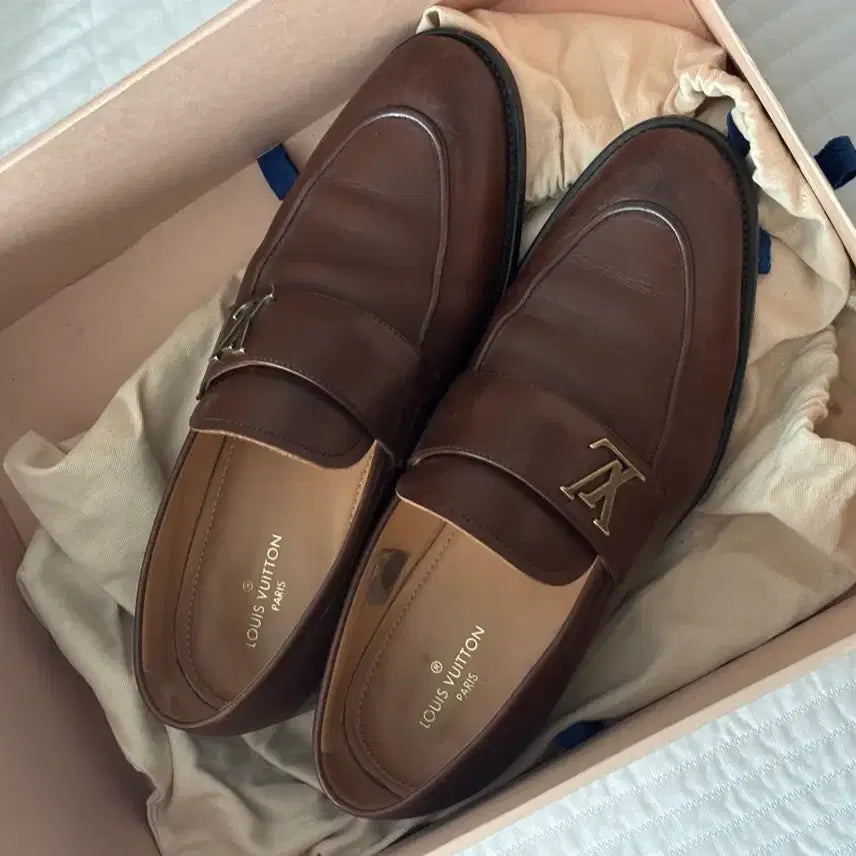 [BUNJANG] Louis Vuitton Saint-Germain Loafers Brown / 루이비통 생제르멍 로퍼