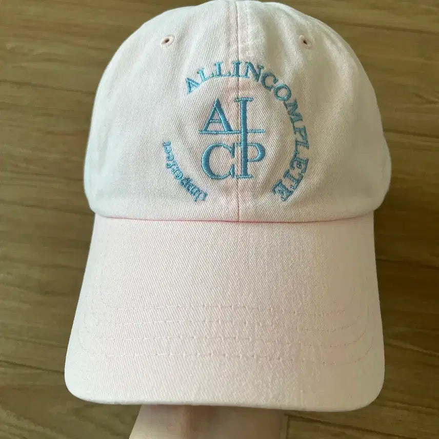 [BUNJANG] All In Complete Cherry Blossom Ball Cap Light Pink / 올인컴플리트 볼캡 모자 체리블로썸 라이트핑크 연핑크