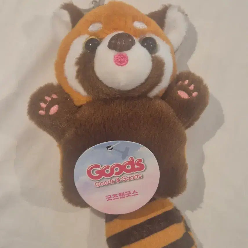 [BUNJANG] Goods & Goods Red Panda Plush Keychain / 굿즈앤굿즈 레서판다 인형 키링 라쿤 인형뽑기