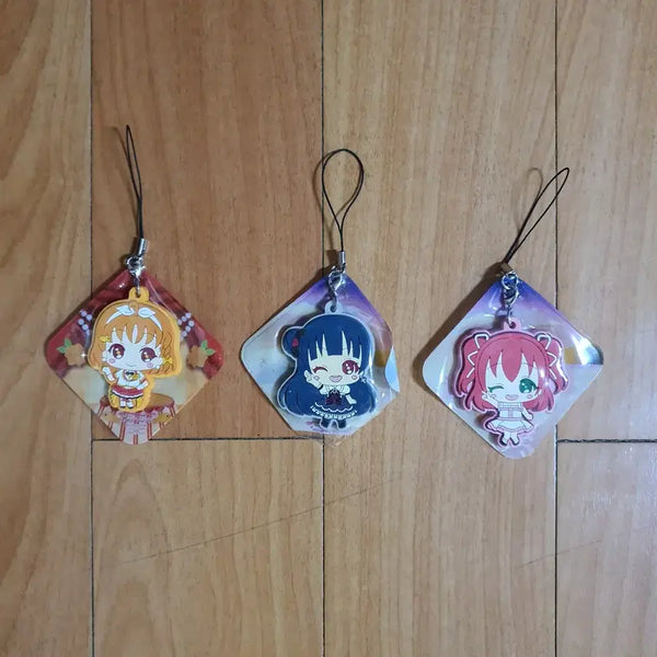 [BUNJANG] Love Live! Sunshine!! Chika & Ruby & Yoshiko Trading Rubber Strap / 러브라이브 선샤인 치카 & 루비 & 요시코 트레이딩 러버 스트랩