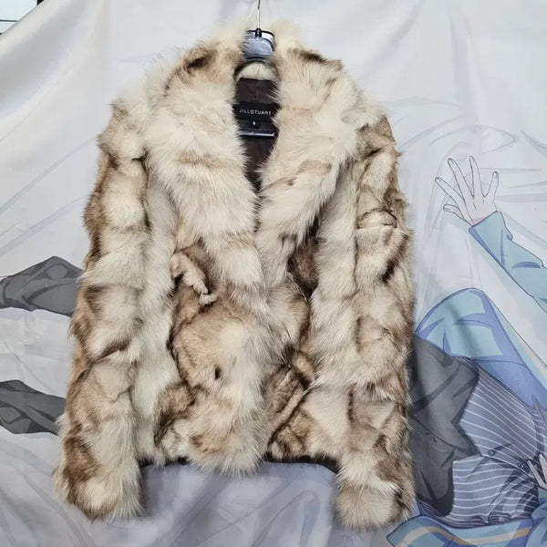 [BUNJANG] JILLSTUART Fox Fur Coat / JILLSTUART 질스뜌어트 폭스 코트