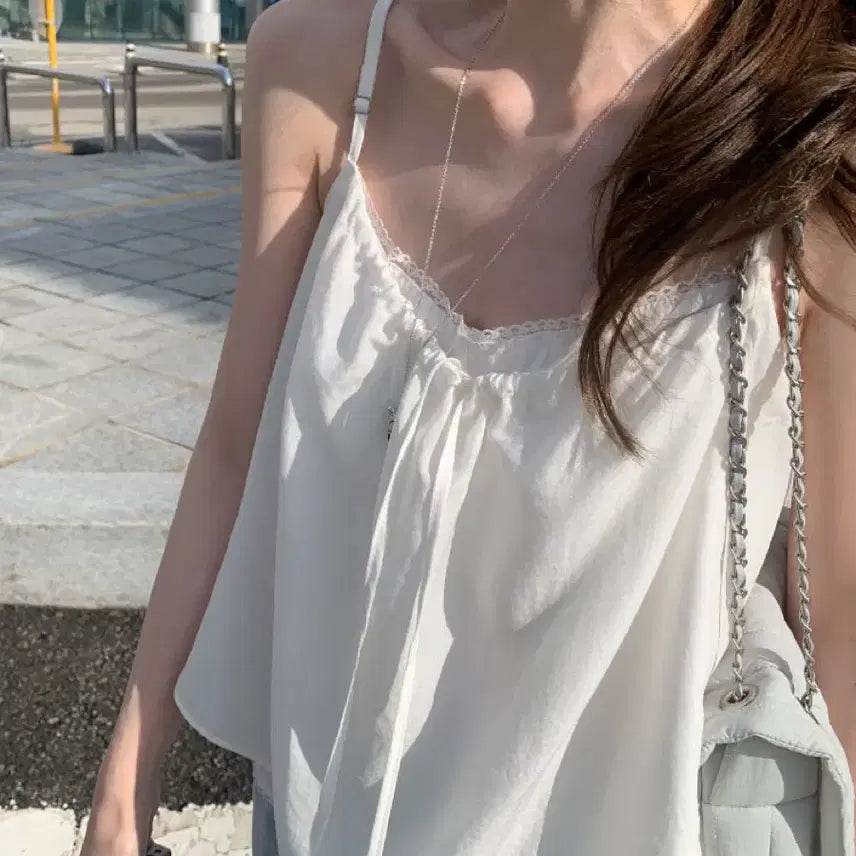 [BUNJANG] Melounge Hill Bustier White / 멜라운지 힐 뷔스티에